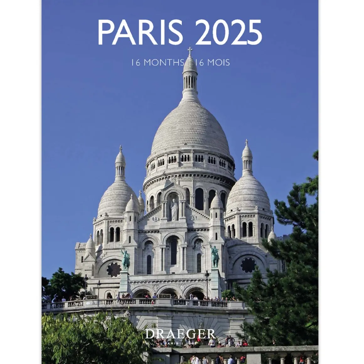 Calendriers|Agendas*Draeger Paris Petit Calendrier Mural 14x18 cm 2025