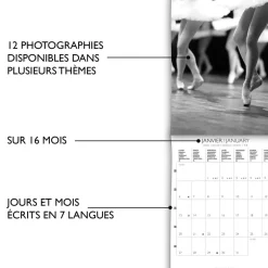 Calendriers|Agendas*Draeger Paris Petit Calendrier Mural 14x18 cm 2025