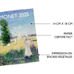 Calendriers|Agendas*Draeger Paris Petit Calendrier Mural 14x18 cm 2025