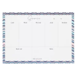 Semainiers|Organiseurs*Draeger Paris Planner semainier - 52 feuilles détachables