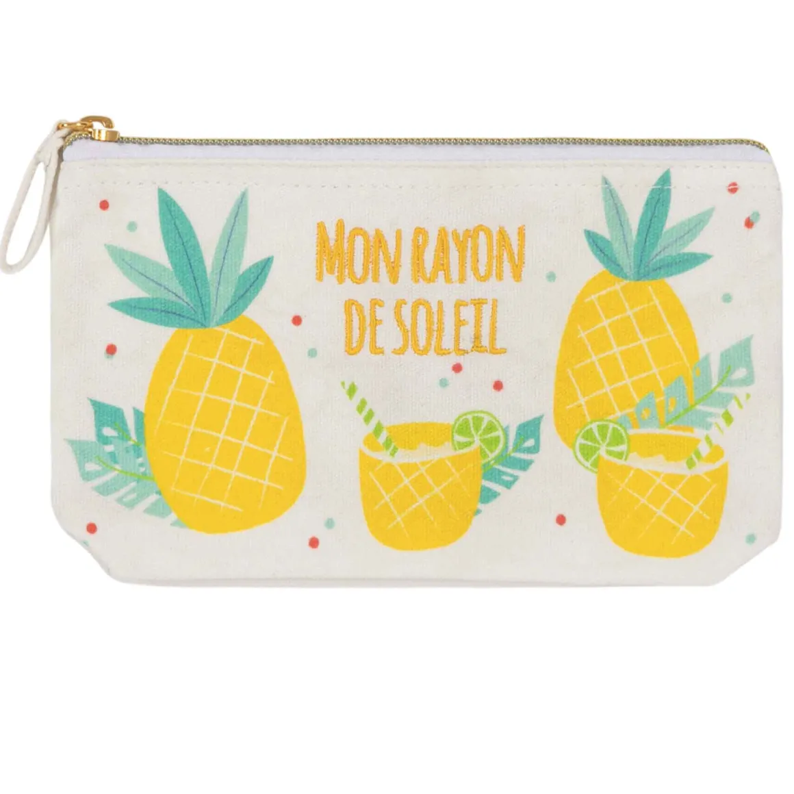 Pochettes & Trousses|Pochettes & Miroirs*Draeger Paris Pochette coton Mon rayon de soleil