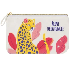 Pochettes & Trousses|Pochettes & Miroirs*Draeger Paris Pochette coton Reine de la jungle