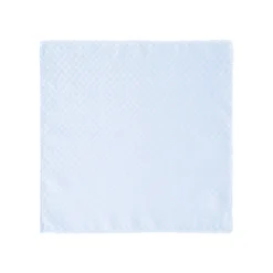 Mariage|Pochette De Costume*Draeger Paris Pochette de costume en 100% soie - Twill de soie - Bleu et gris - 26x26 cm - Draeger