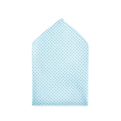 Mariage|Pochette De Costume*Draeger Paris Pochette de costume en Twill de soie - Bleu