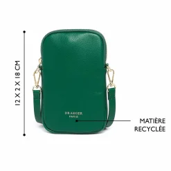 Pochettes De Téléphone*Draeger Paris Pochette de Téléphone Verte