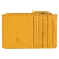 Porte-cartes*Draeger Paris Porte-cartes zippé - Mon coup de coeur - jaune moutarde