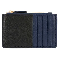 Porte-cartes*Draeger Paris Porte-cartes zippé - noir et bleu marine