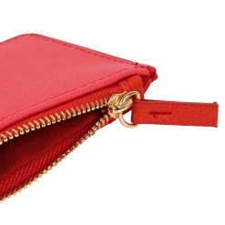 Porte-cartes*Draeger Paris Porte-cartes zippé - rouge et rose