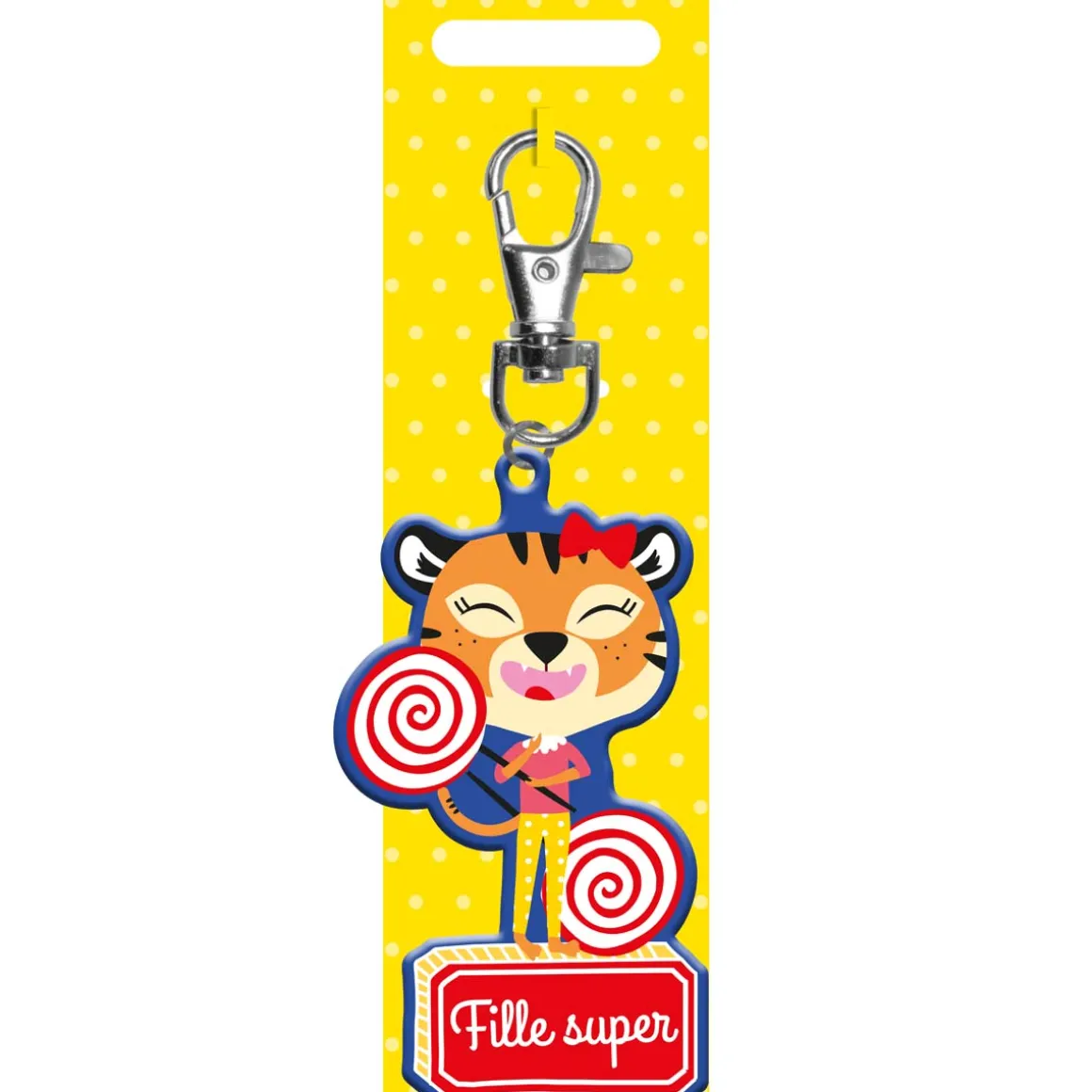 Fournitures Scolaires*Draeger Paris Porte-clés enfant - Fille super