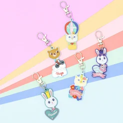 Fournitures Scolaires*Draeger Paris Porte-clés enfant - Princesse - lapin