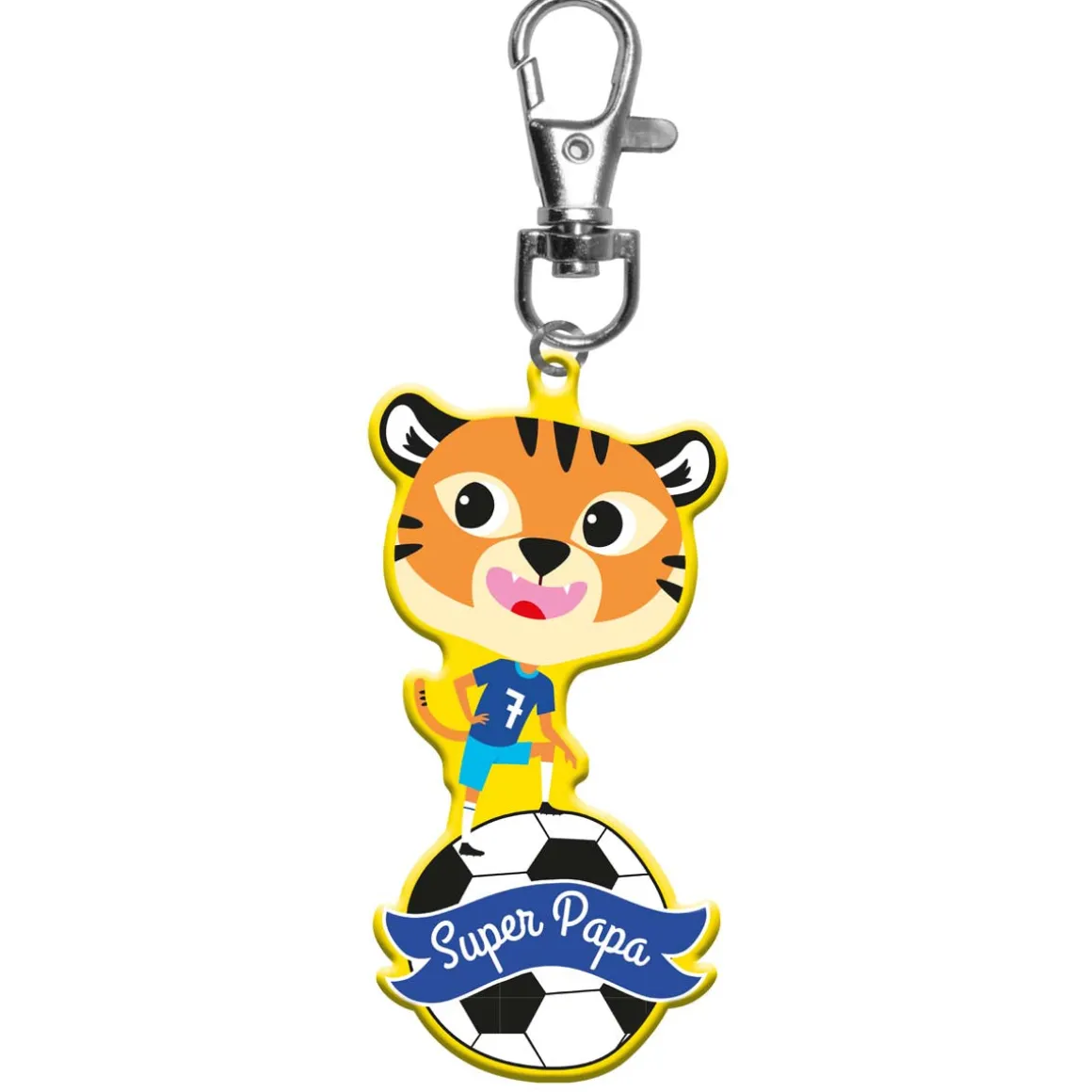 Fournitures Scolaires*Draeger Paris Porte-clés enfant - Super papa