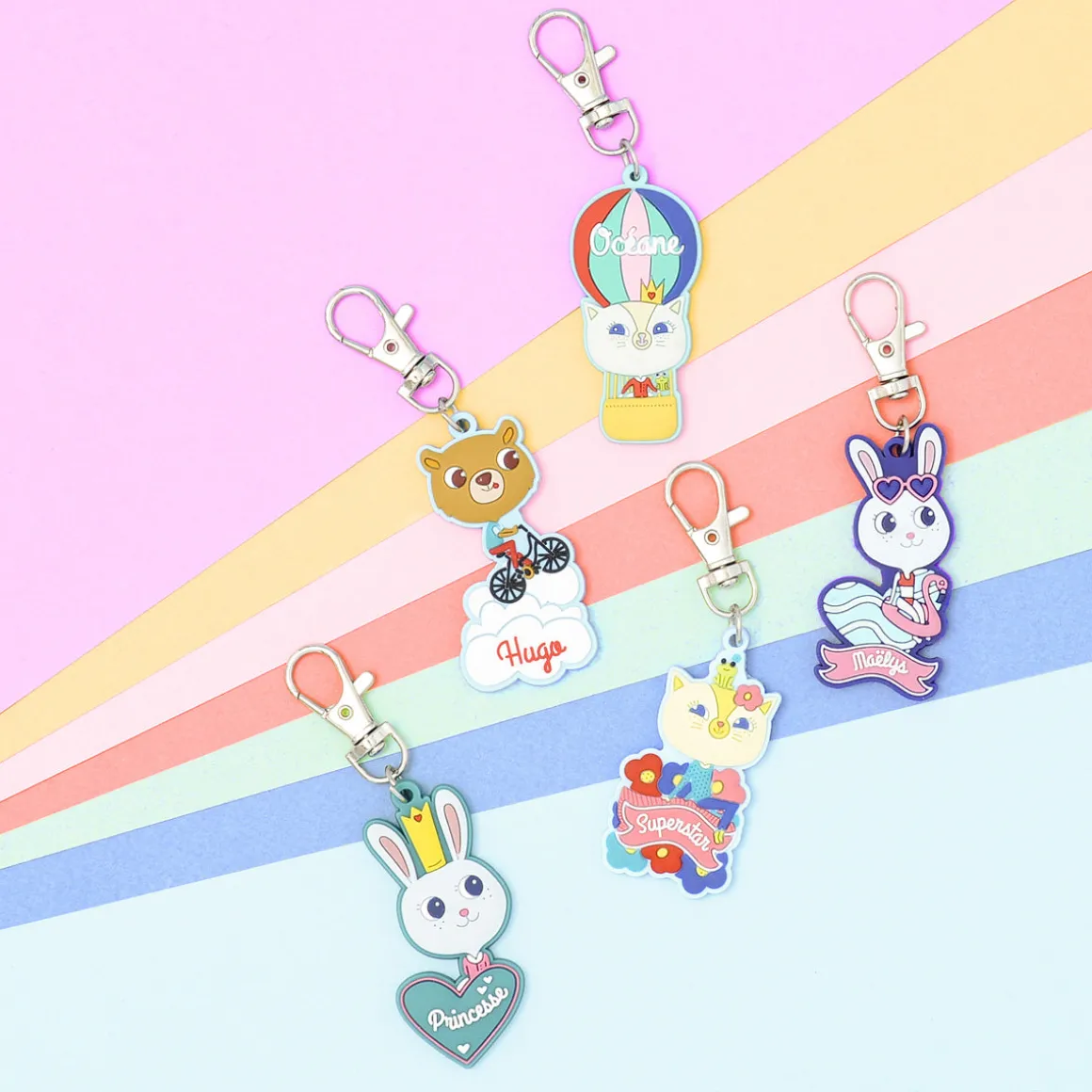 Fournitures Scolaires*Draeger Paris Porte-clés enfant - Superstar