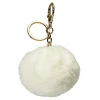 Accessoires Cocooning*Draeger Paris Porte-clés peluche Boule blanche