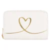 Portefeuilles*Draeger Paris Portefeuille femme - coeur doré - blanc