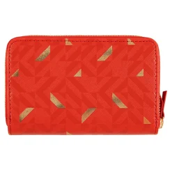 Portefeuilles*Draeger Paris Portefeuille femme - rouge et doré