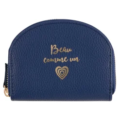 Porte-monnaies*Draeger Paris Porte-monnaie - Beau comme un coeur - bleu marine