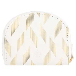 Porte-monnaies*Draeger Paris Porte-monnaie - traits dorés - blanc