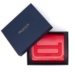 Porte-monnaies*Draeger Paris Porte-monnaie femme à rabat 100% cuir - A fermeture