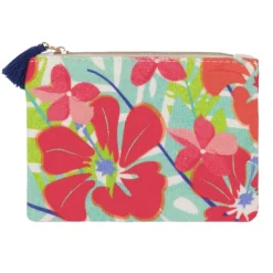 Porte-monnaies*Draeger Paris Porte-monnaie imprimé Hibiscus