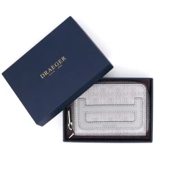 Porte-monnaies*Draeger Paris Porte-monnaie zippé - 2 compartiments - 100% cuir - Homme