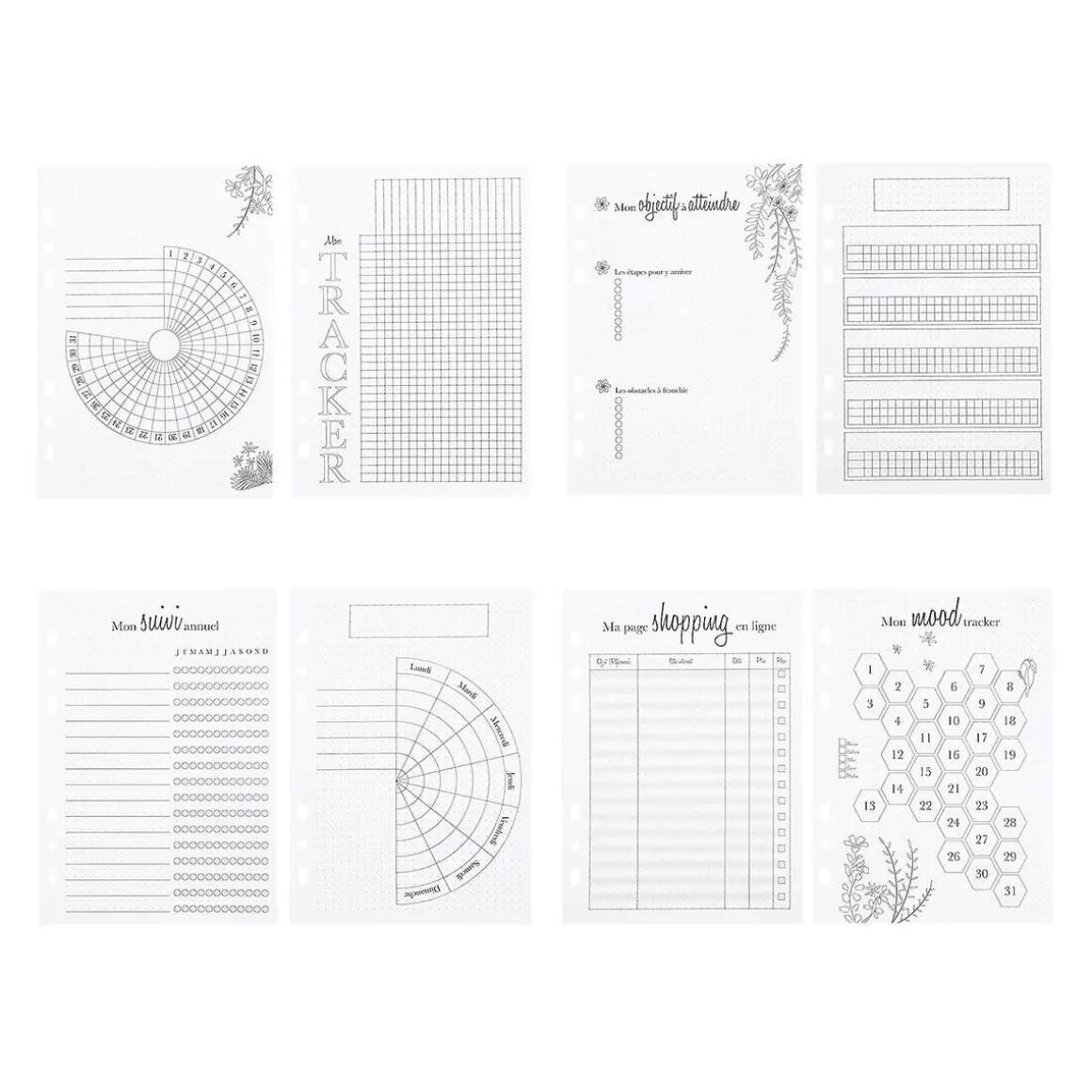 Bullet Journal|Organiseurs*Draeger Paris Recharge 48 pages à points bullet journal