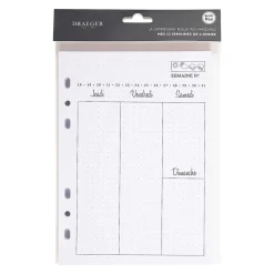 Bullet Journal|Organiseurs*Draeger Paris Recharge de pages bullet journal 52 semaines