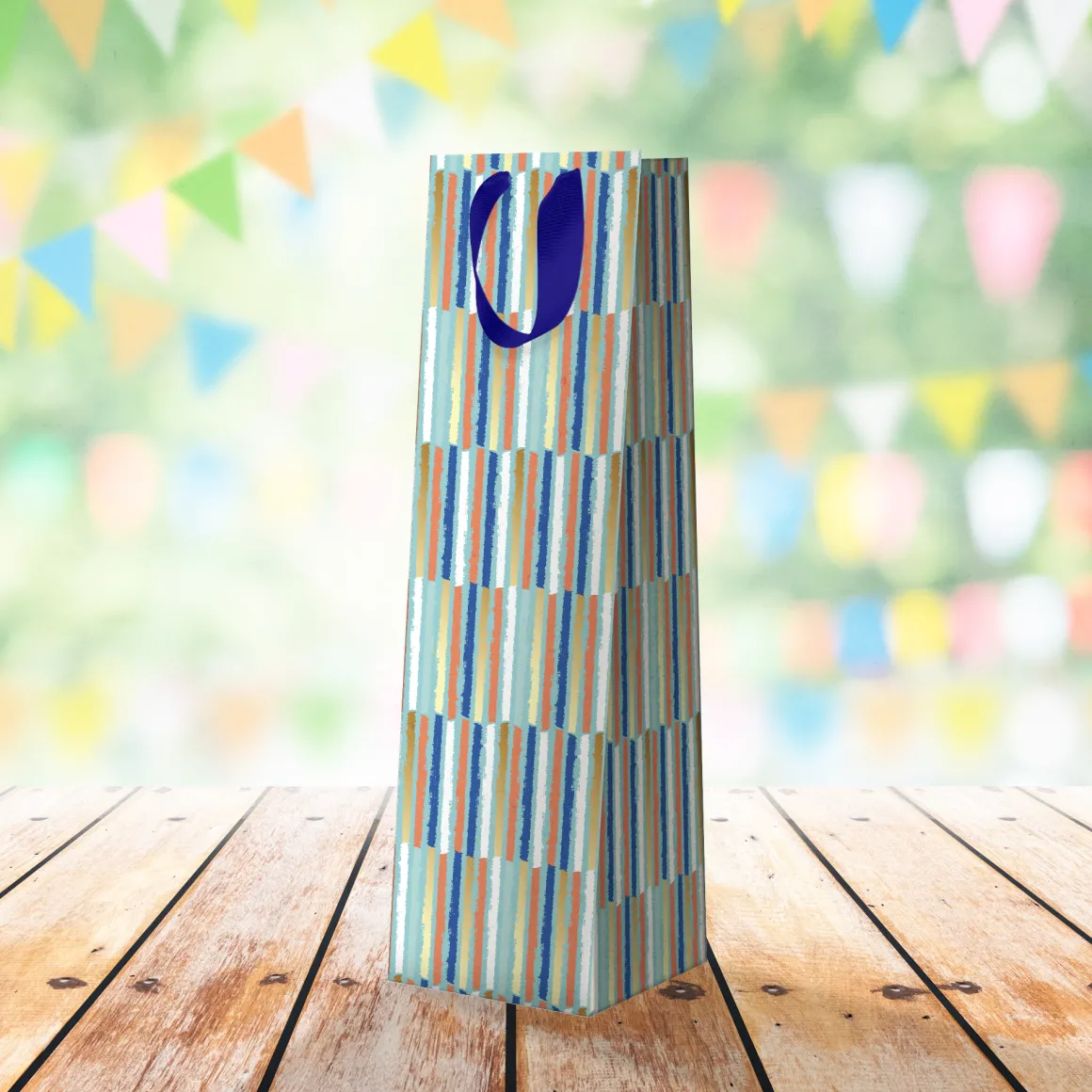 Sac Cadeau Bouteilles*Draeger Paris Sac Bouteille de Vin - Vert et Or