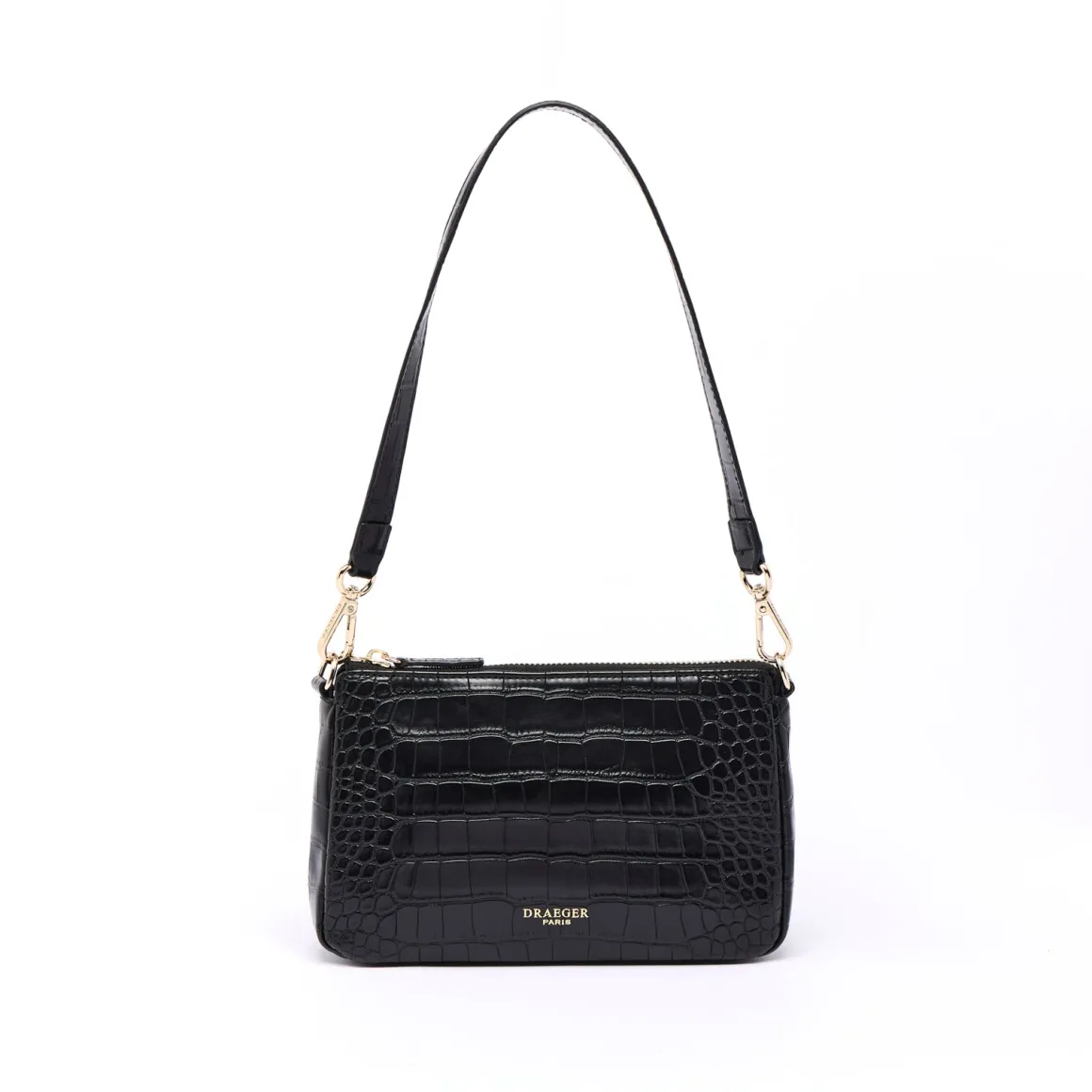 Sac Finition Croco|Sac Bandouilère*Draeger Paris Sac Pochette Anna Croco