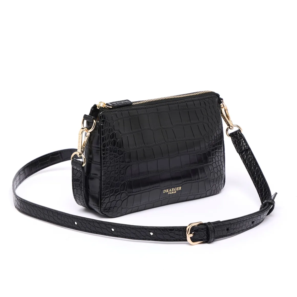 Sac Finition Croco|Sac Bandouilère*Draeger Paris Sac Pochette Anna Croco