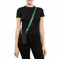 Sangles Pochette De Telephone*Draeger Paris Sangle pour Pochette Téléphone Vert
