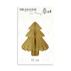 Décorations De Table*Draeger Paris Sapin en nids d'abeille à suspendre - Spécial Réveillon - 8x14 cm