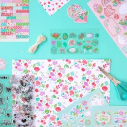 Papier Unitaire*Draeger Paris Set de papiers imprimés Motifs fleuris x6