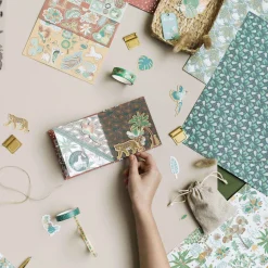 Papier Unitaire*Draeger Paris Set de papiers imprimés Safari x6