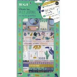 Stickers Muraux|Stickers D'organisation*Draeger Paris Set personnalisation Bullet journal Jungle