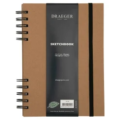 Organiseurs|Carnets & Blocs-notes*Draeger Paris Sketchbook kraft spirales 80 pages - 15x21 cm