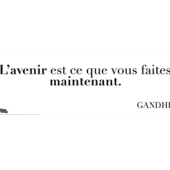 Stickers De Transfert|Stickers & Embellissements*Draeger Paris Sticker citation Ghandi L'avenir