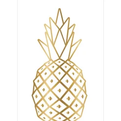 Stickers & Embellissements*Draeger Paris Sticker mural Ananas en Or