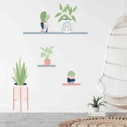 Stickers & Embellissements*Draeger Paris Sticker mural Cactus et mini plantes