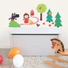 Stickers & Embellissements*Draeger Paris Sticker mural Le Petit Chaperon Rouge