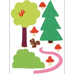 Stickers & Embellissements*Draeger Paris Sticker mural Le Petit Chaperon Rouge