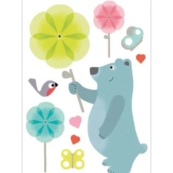Stickers & Embellissements*Draeger Paris Sticker mural L'ours bleu