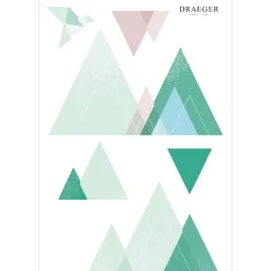 Stickers & Embellissements*Draeger Paris Sticker mural Montagnes style scandinave