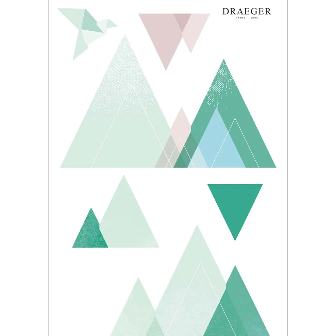 Stickers & Embellissements*Draeger Paris Sticker mural Montagnes style scandinave