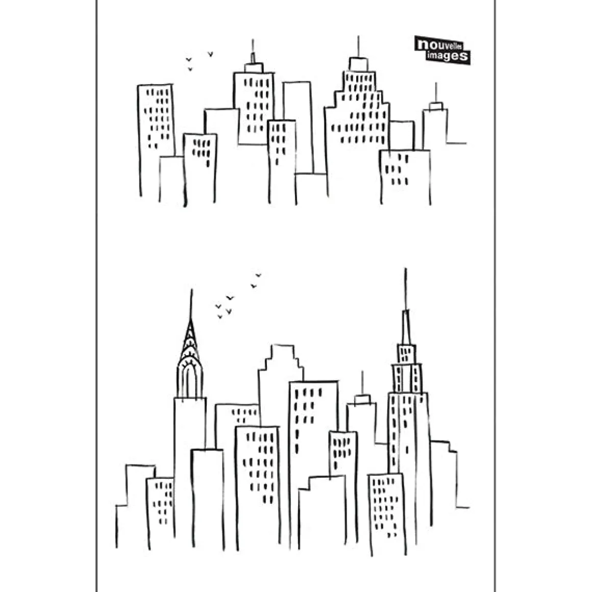 Stickers De Transfert|Stickers & Embellissements*Draeger Paris Sticker Transfert New York skyline