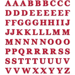 Stickers Muraux|Stickers D'organisation*Draeger Paris Stickers alphabet lettres rouge