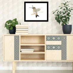 Stickers De Carrelage|Stickers & Embellissements*Draeger Paris Stickers carrelage 15x15 cm Motifs floraux vert d'eau