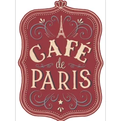 Stickers & Embellissements*Draeger Paris Stickers muraux panneaux Café de Paris