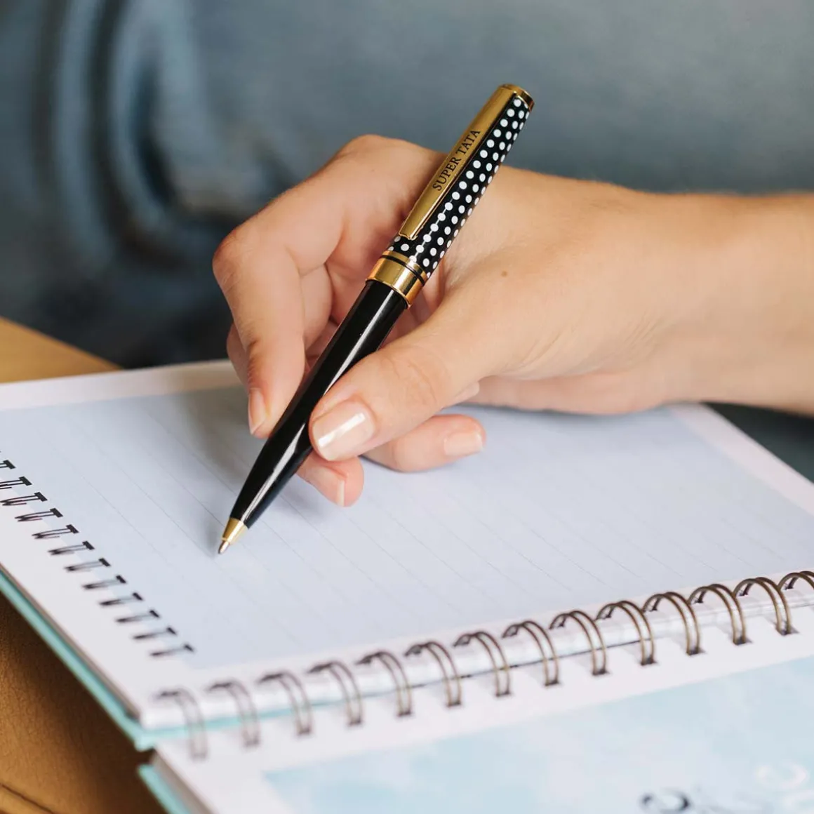 Stylos Personnalisés*Draeger Paris Stylo bille noir rétractable I love you