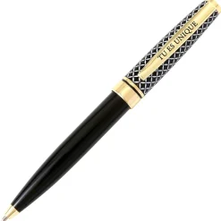 Stylos Personnalisés*Draeger Paris stylo bille noir rétractable Tu es unique