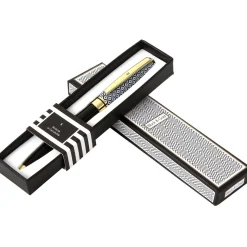 Stylos Personnalisés*Draeger Paris Stylo personnalisé initiale Black & Gold